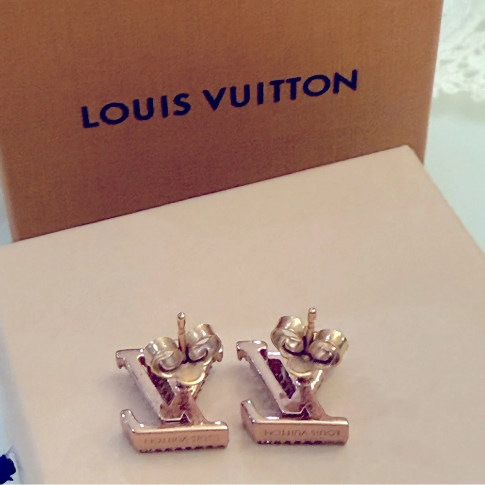 Sold! Louis Vuitton Iconic Earrings blush authentic - Picture 7 of 11